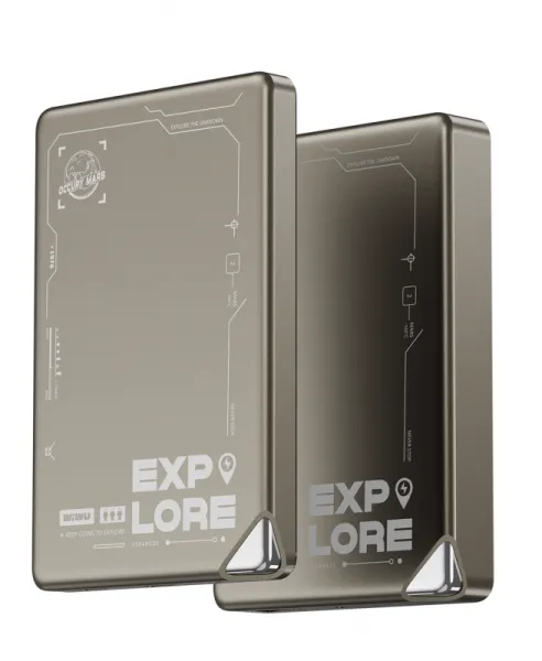 Доп. АКБ WIWU Ultra-Thin MagSafe 5000mAh Titan Aloy